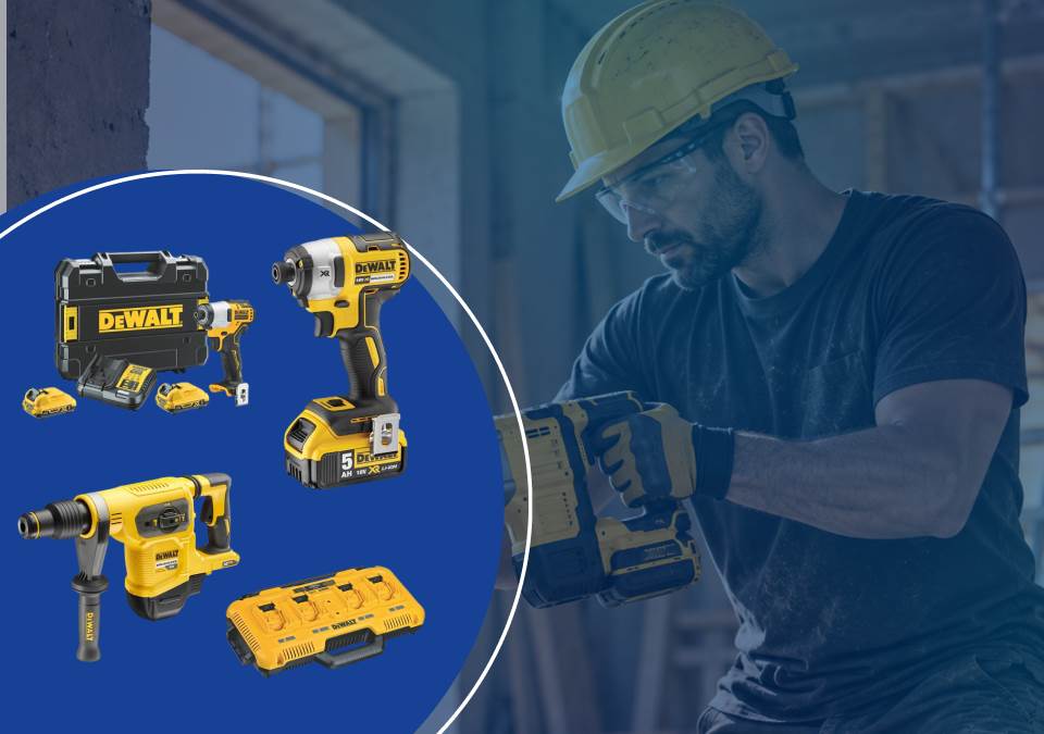 Κορυφαία επαγγελματικά εργαλεία DEWALT!